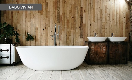 DADO VIVIAN BATH: L 1595MM X W 730MM X H 475MM